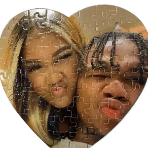 Custom heart shaped puzzle Gift
