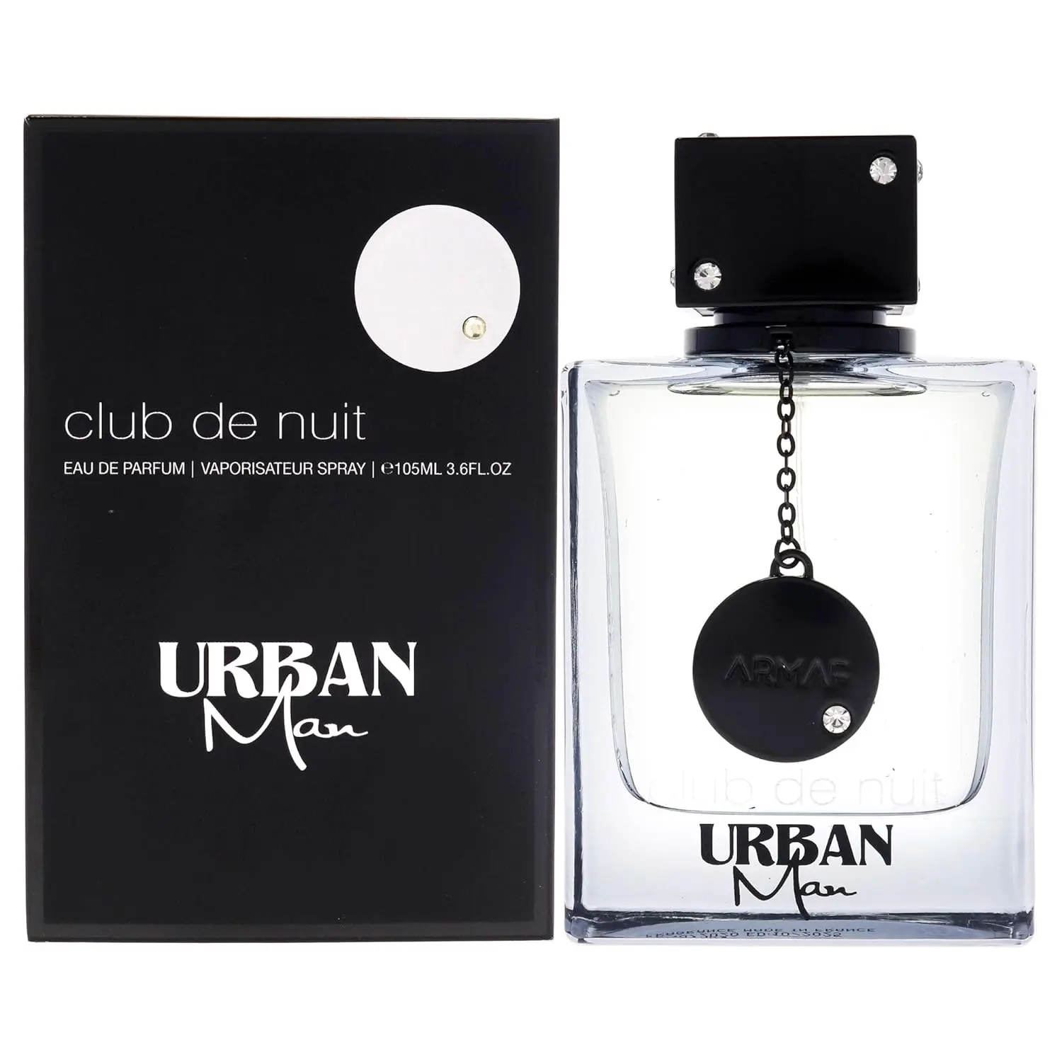 Armaf Club de Nuit Urban Man Eau De Parfum Spray for Men 3.6 oz