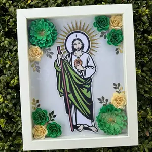 San Judas Tadeo Shadow Box-8x10”