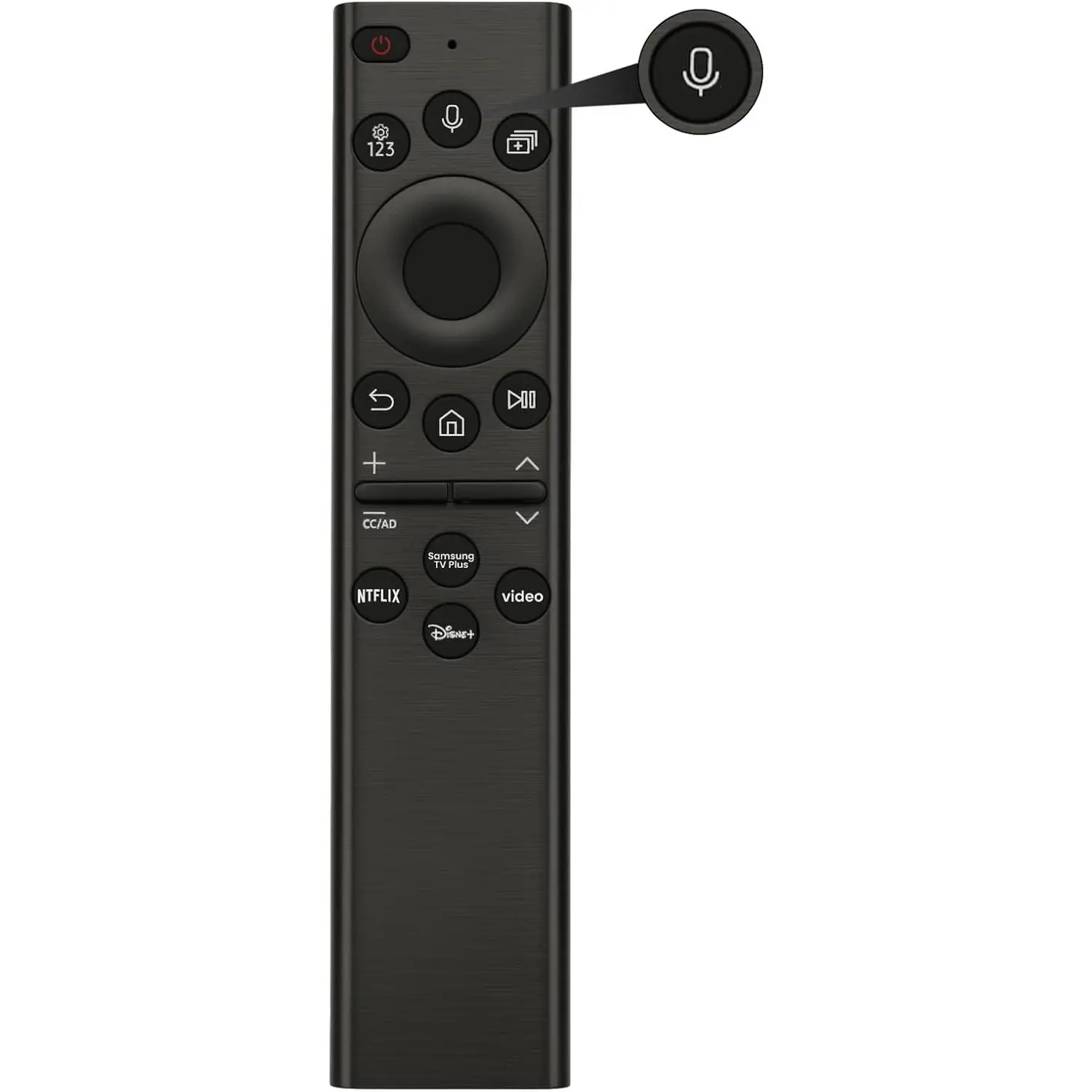 Replacement for   TV Remote, with Voice Control, Compatible with  TV QLED/OLED/The Frame/ UHD Series, Simple Setup, 1-Year Warranty