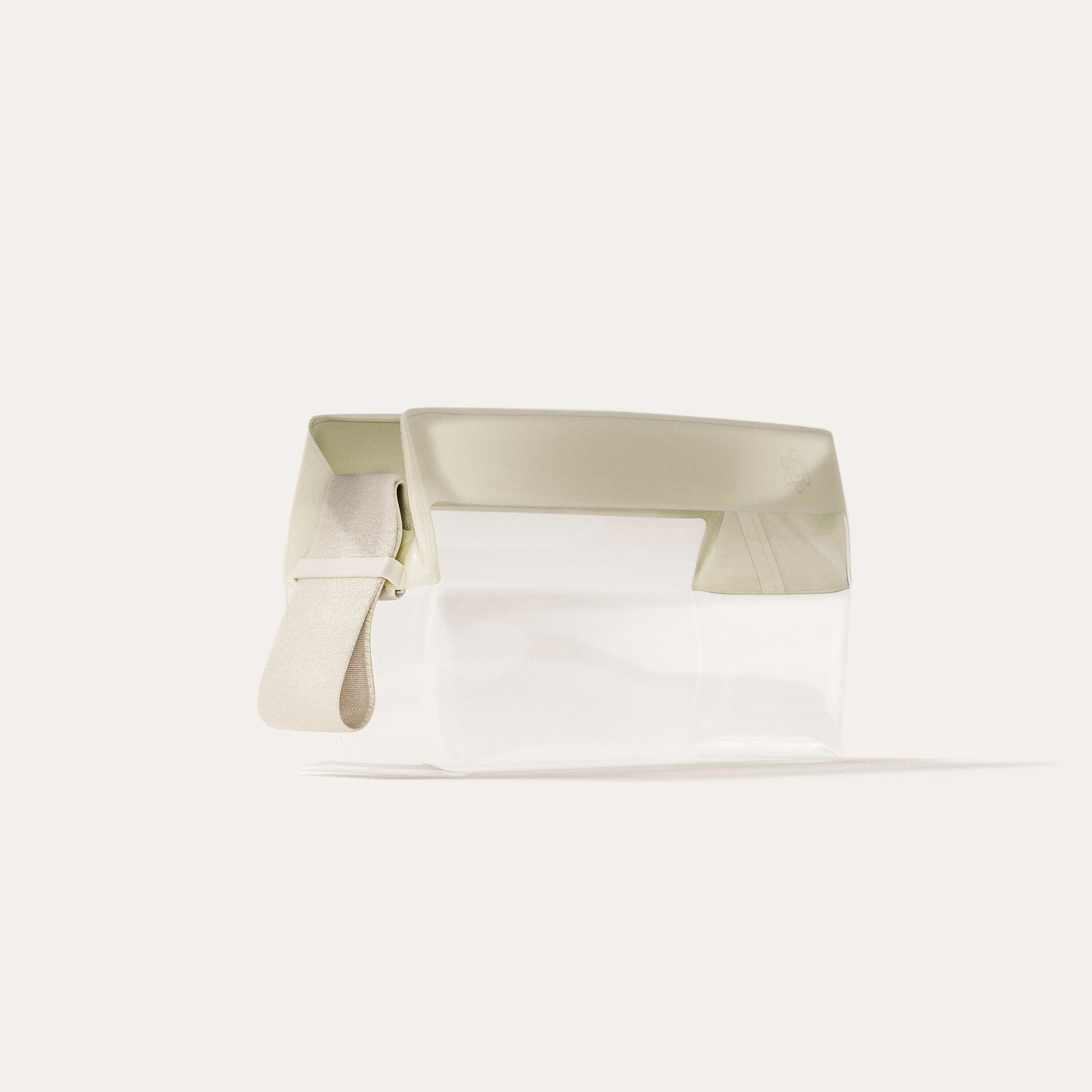 Cadence Small Parcel - Clear Dopp Kit with Magnetic Closure - Durable & Leak-Resistant-  Travel Toiletry Bag TSA-Compliant Modular Design 0.5 Qt