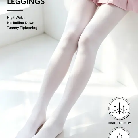 1 Piece Lolita Velvet Women Pantyhose, JK Dance Base Socks, Elastic Slim Basic Casual Stockings For Daily Commute, Party
