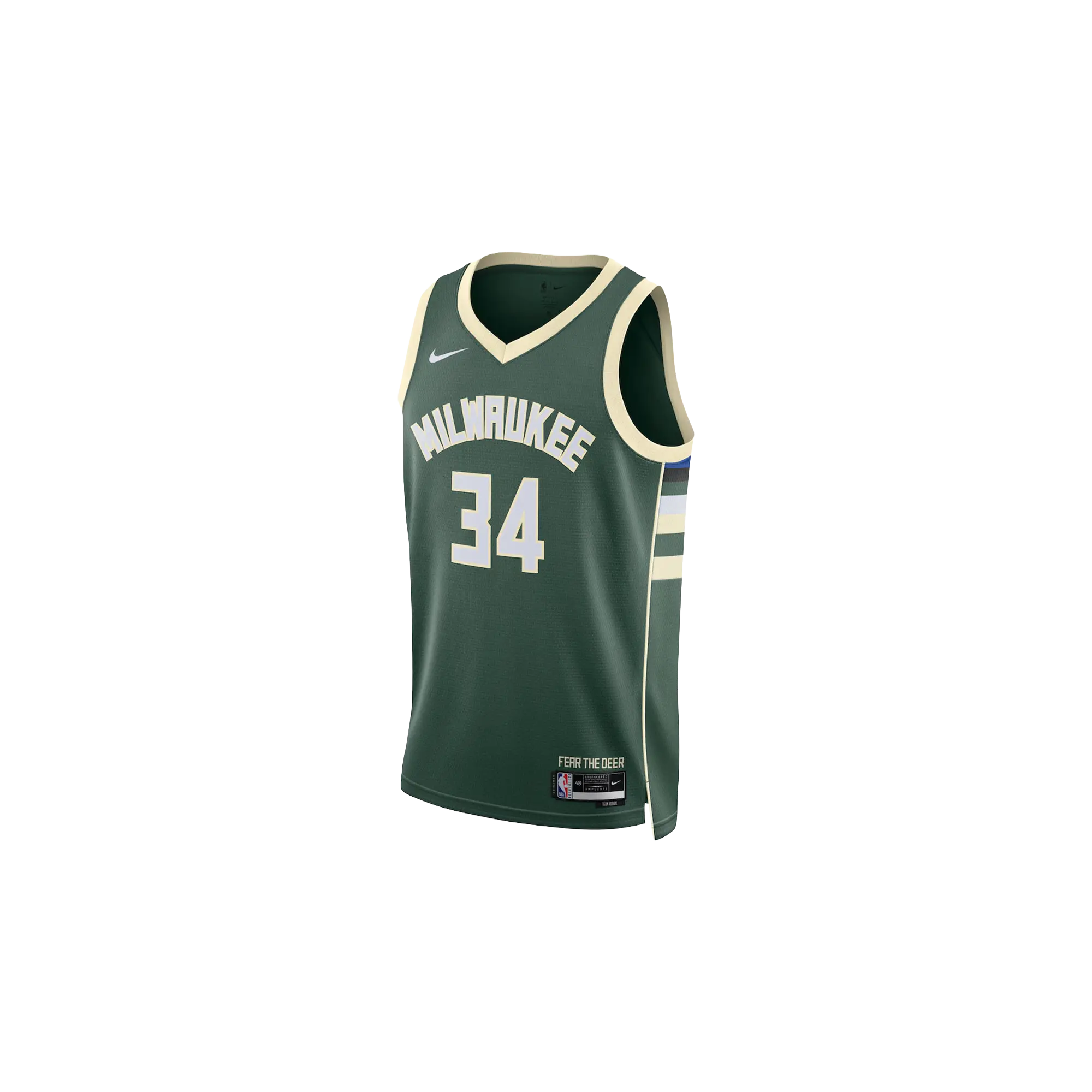 Milwaukee Bucks Icon Edition Dri-FIT NBA Swingman Jersey "Fir" DN2012 323
