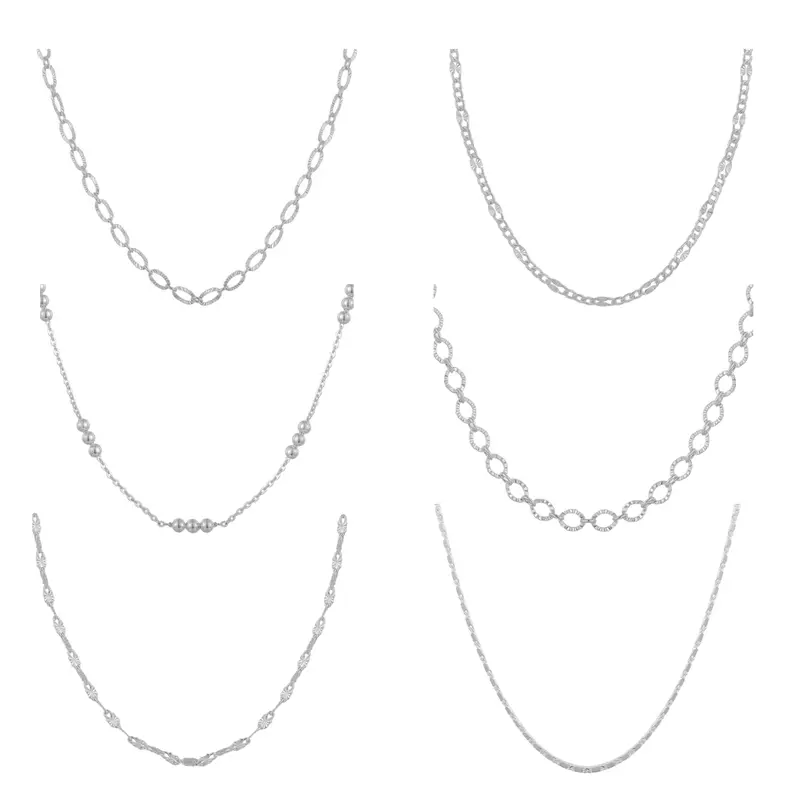 EVRY JEWELS Gold or Silver Plated Women's Mystery Necklace