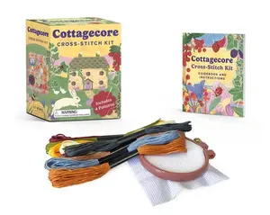 Cottagecore Cross-Stitch Kit: Includes 4 Patterns -- Sosae Caetano - Paperback