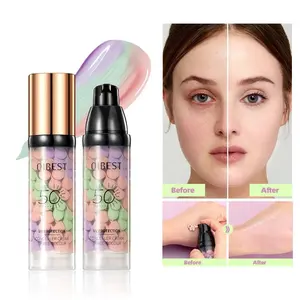 Protective Primer Foundation, Even Skin Tone, Long-Lasting Coverage, Waterproof & Sweatproof, Sunscreen Protection, UV Blocking