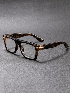 Caterside Retro Tr Frame Glasses, Fashion Optical Eyewear, Light Blocking, Unisex Outdoor Cycling Travel Beach Music Festival Party Gift