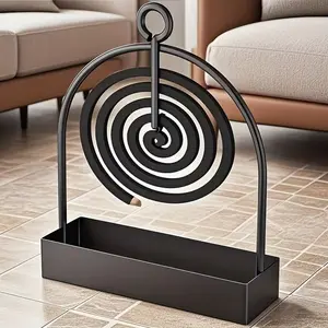 Metal Mosquito Coil Holder Stand, Incense Stick Rack, Decorative Home Fragrance for Living Room Bedroom Outdoor Camping, Durable Metal Material