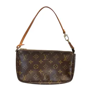 Pre-owned Louis Vuitton canvas Shoulder Bags monogram pochette 2001