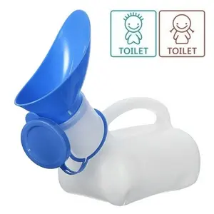 Portable Toilet for Men & Women, Abs Material, Lightweight Outdoor Camping Potty, Travel Emergency Toilet, 33.81oz Capacity