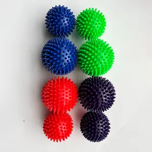 Spiky Massage Balls Set | 2 Size Textured Trigger Point Balls for Muscle Relief – Portable Deep Tissue Massage Balls for Back, Neck, Foot & Full Body Recovery