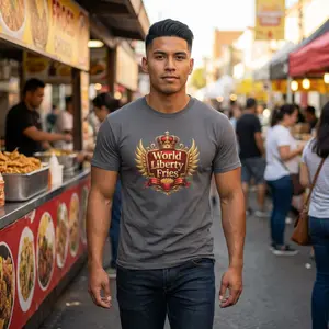 World Liberty Fries Crest Tee | PulseChain Special Edition