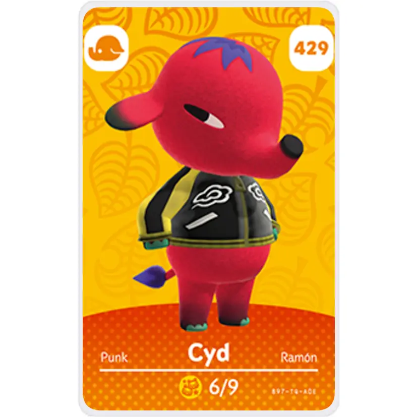 Cyd - Villager NFC Card for Animal Crossing New Horizons Amiibo