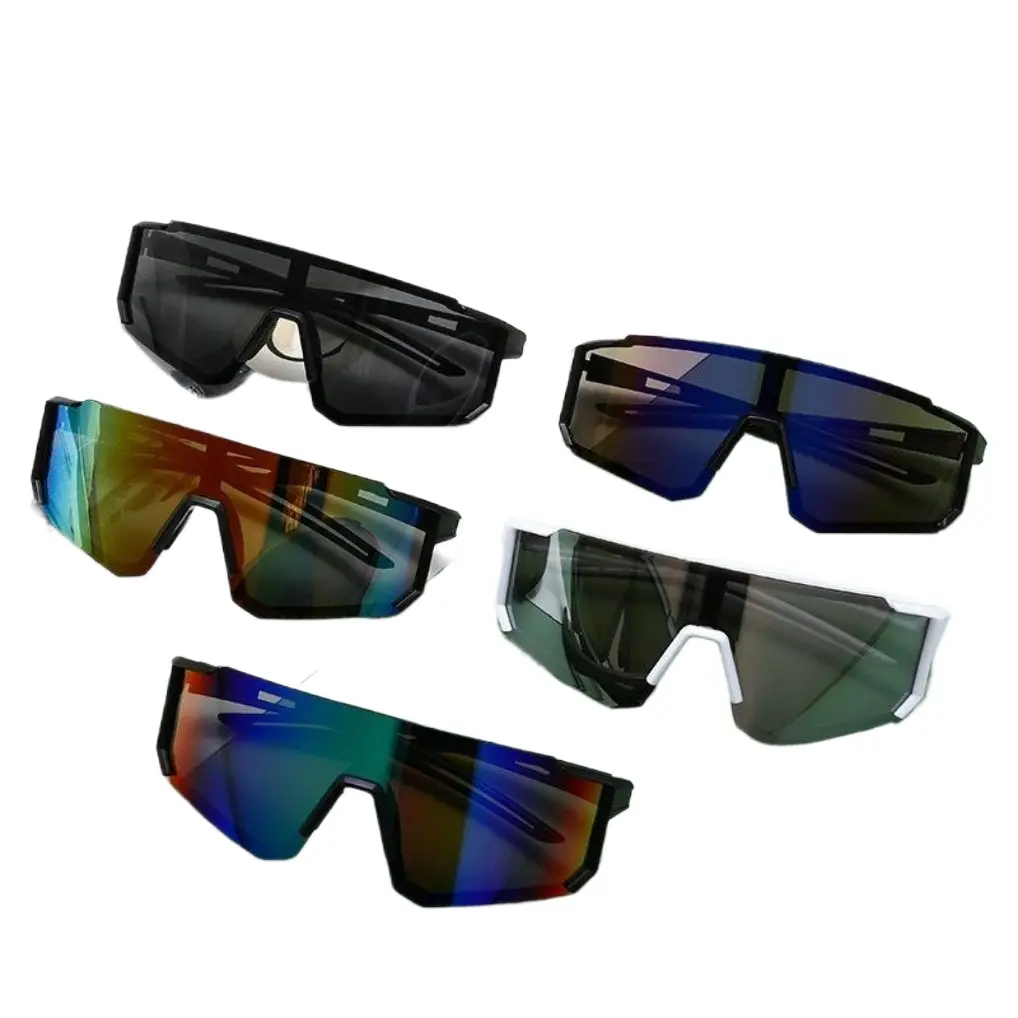 4 Pack Men and Women Sports Cycling Sunglasses with UV400 Polarized Mirror Lens Windproof Lightweight Goggles for Running Fishing Hiking and Outdoor Riding Stylish Durable Double Bridge Eyewear for Summer Travel and Daily Activities