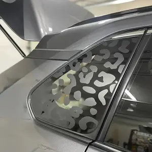The leopard print style is suitable for car decoration as well as for household glass window stickers, Sticker For Cars. It has waterproof properties and can conceal visual privacy within a certain viewing angle.