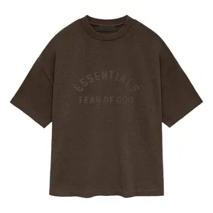 Fear of God Essentials SS24 Heavy T-shirt 'Heather Wood' 125SU242002F