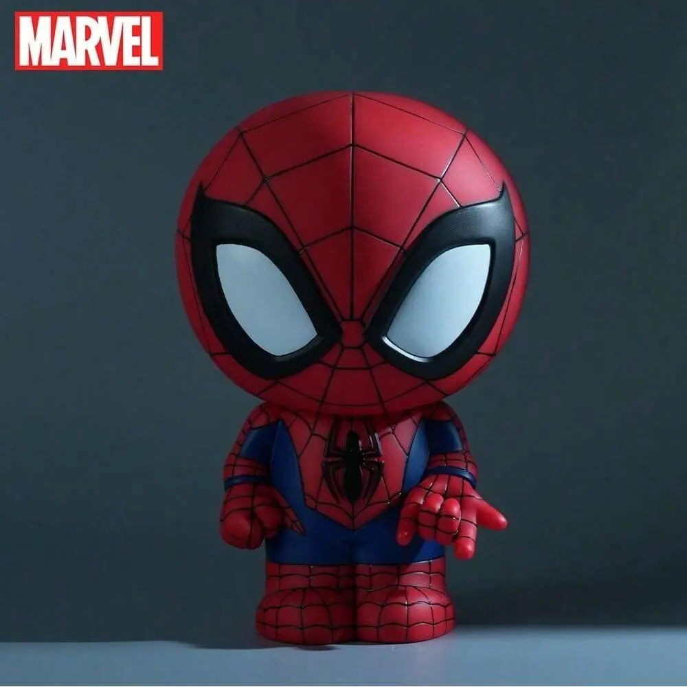 1PC Marvel Officially Licensed Spider-Man Piggy Bank, PVC Piggy Coin Box, Money Bank, Money Jar, Savings Box, Cash Saving Box, Coin Storage, Collectible Vibrant Home Decor Ornaments, Perfect Gift for Fans & Kids