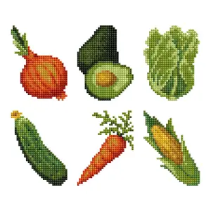 Mini Dazzles™ - Veggies Diamond Painting Kit