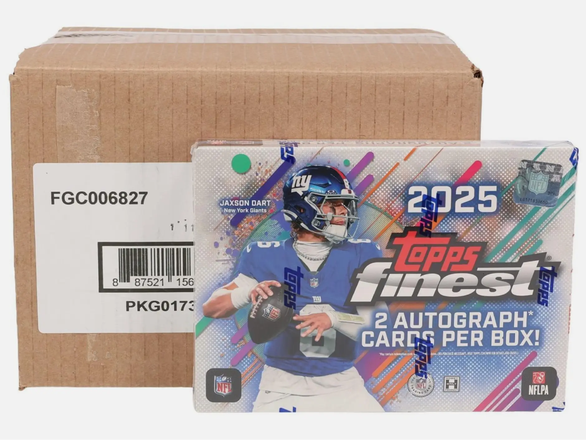 2025 TOPPS FINEST FOOTBALL HOBBY 8-BOX CASE