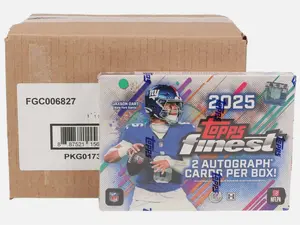 2025 TOPPS FINEST FOOTBALL HOBBY 8-BOX CASE