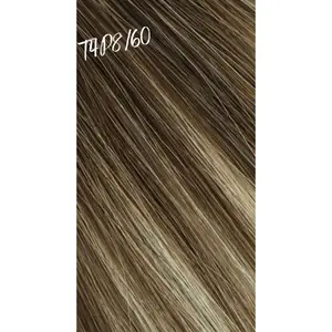 Tape Hair Extensions t4-p-8-60 – Radiant Sun-Kissed Blonde