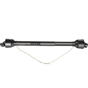 VEVOR PTO Shaft, 1 - 3/8 6 Spline Tractor and Implement Ends PTO Driveline Shaft, Series 4 Tractor PTO Shaft, 43 - 59 Brush Hog PTO Shaft with Slip Clutch Black, for Finish Mower, Rotary Cutter