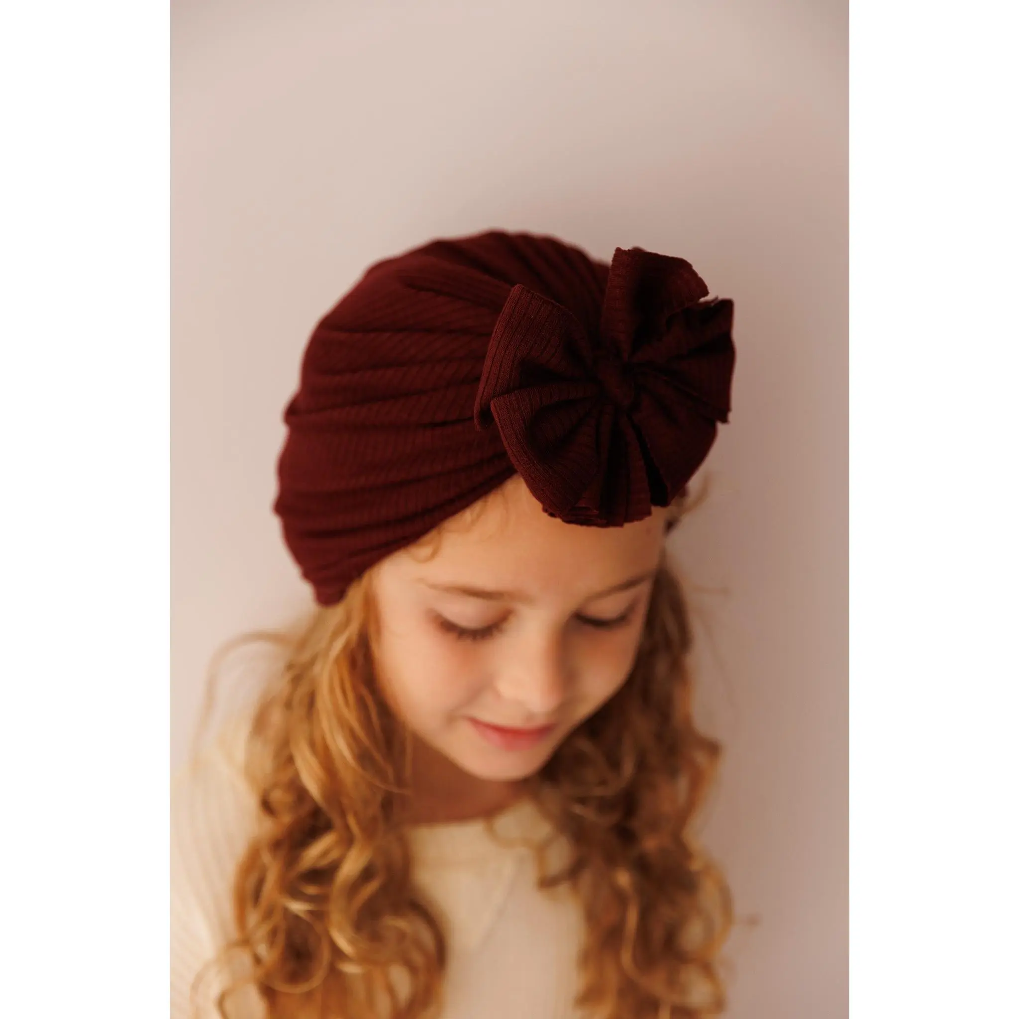 Wynni | Spiced Burgundy | Brushed Rib Headwrap