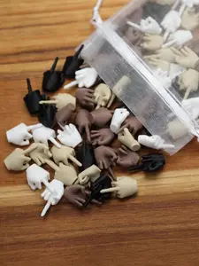 10pcs/20pcs 3D Printed Mini Middle Finger, Fun Middle Finger Ornaments, Interesting Home Furnishings, Fashion Styling, Spoof Gifts for Family, Friends, Classmates, Spoof Gifts, Holiday Party Gifts