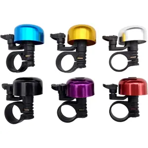 1 Set 6 Colors Alloy Bicycle  Cycling Handlebar Bell Ring Horn Sound   Alert  Loud Lightweight for Safety