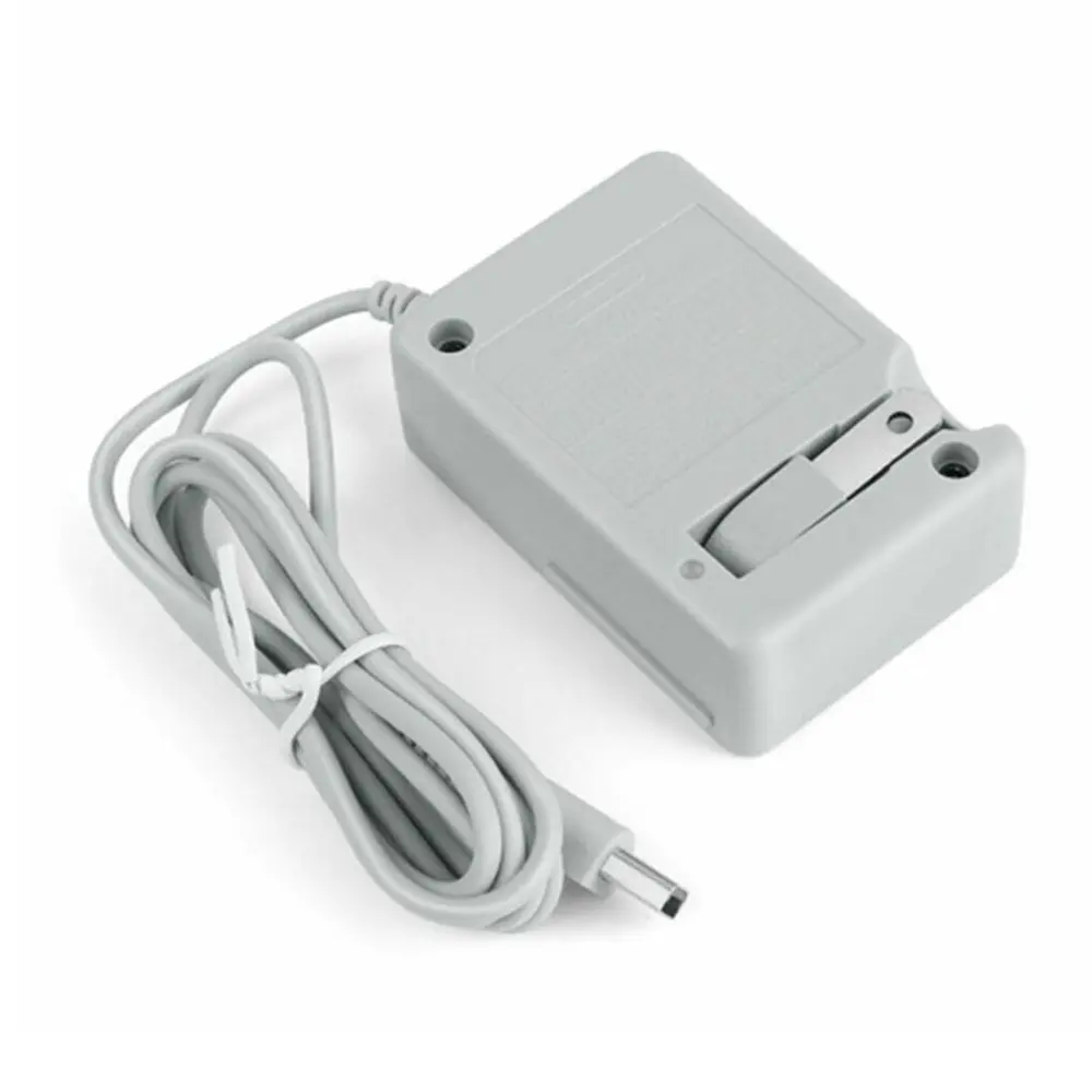 AC Adapter DS Charging Adapter Power Plug for Nintendo DSi/ 2DS/ 3DS/ DSi XL System Grey Device Games