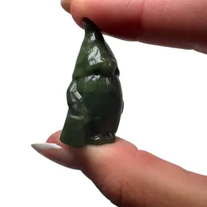 Mini Gnome Carving - Gemstone Gnome Carving - Crystal Gnome Carving