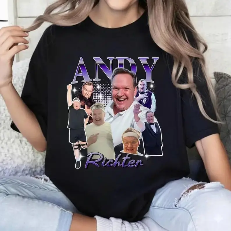 Andy Richter Dwts 2025 Bootleg Shirt, Andy & Emma Slater Dancing With The Stars Shirt, Fan Gift Shirt