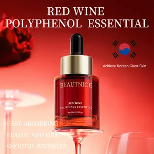 [Beautnice Official]Red Wine Polyphenol Essence skin hydration night repair Brightening and Moisturizing - Suitable for All Skin Types anti-wrinkle Serum Unisex