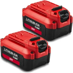 6.5Ah CMCB206 20V V20 Battery Replacement for Craftsman 20V Battery V20 6.0Ah 6 Amp Hour CMCB206 4.0Ah 4 Amp Hour CMCB204 Lithium Ion 20 Volt Battery V20 Extended Battery