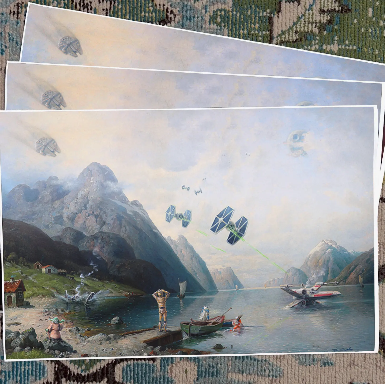 "Uncanon Valley" - 15.5" x 24" High Quality Canvas Print