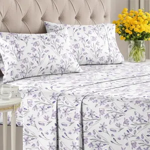 CGK | Bloom Collection Sheet Set – Ultra Soft with Deep Pockets, Wrinkle-Free, Stylish Flower Prints Bed Linens CGK | Bloom Collection Sheet Set – Ultra Soft with Deep Pockets, Wrinkle-Free, Stylish Flower Prints Bed Linens