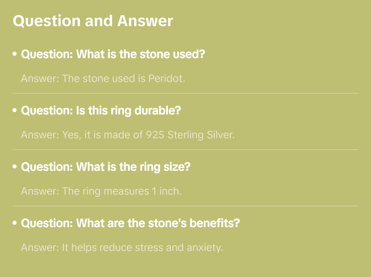 Peridot Four Leaf Clover Pendant - Fashion Accessory