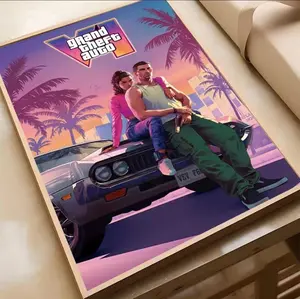 Gta 6 Poster, Grand Theft Auto Vi 2025 Poster No Frame