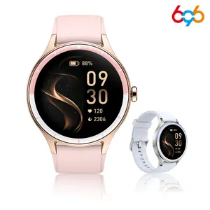 Smart Watch for Women, iPhone & Android Compatible, Heart Rate SPO₂ Sleep & Women’s Health Tracking, 100+ Sports Modes, Waterproof Fitness Smartwatch with Custom Watch Faces & Long Battery Life, Fitness Smart Watches (Pink)