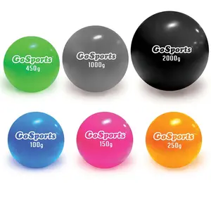GoSports Plyometric Weighted Balls for Baseball & Softball Training 6 Pack - Choose Pro or Elite Set