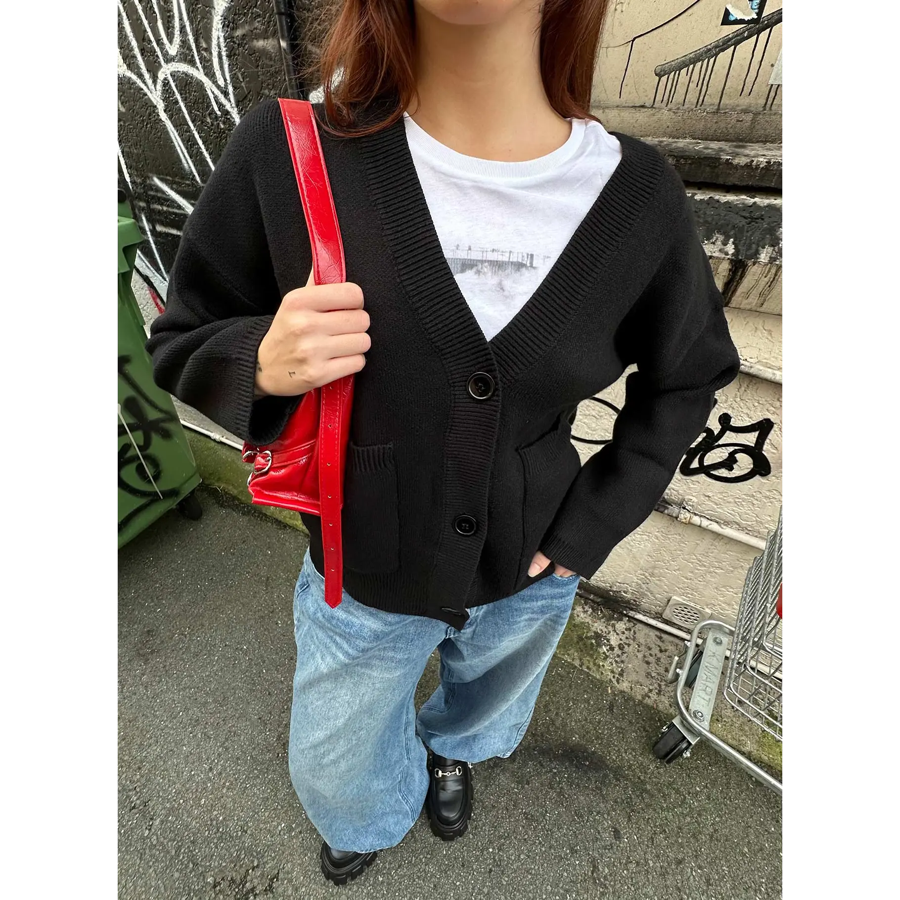 Burke Cardigan Black