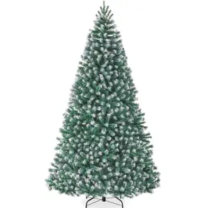 Best Choice Products Artificial Frosted Christmas Tree, Premium Unlit Spruce Design, Dense Branches – Blue Spruce Best Choice Products Artificial Frosted Christmas Tree, Premium Unlit Spruce Design, Dense Branches – Blue Spruce