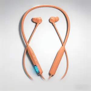 Durable Bluetooth 5.3 In-Ear Neckband Headset - Bluetooth-Compatible In-Ear Earbuds with Stable Connection, 12H Playtime, Type-C Charging, Magnetic Closure, Silicone Build, MP3 Card Support, Sound Isolation, Button Control for Workouts, Phones, Tablets