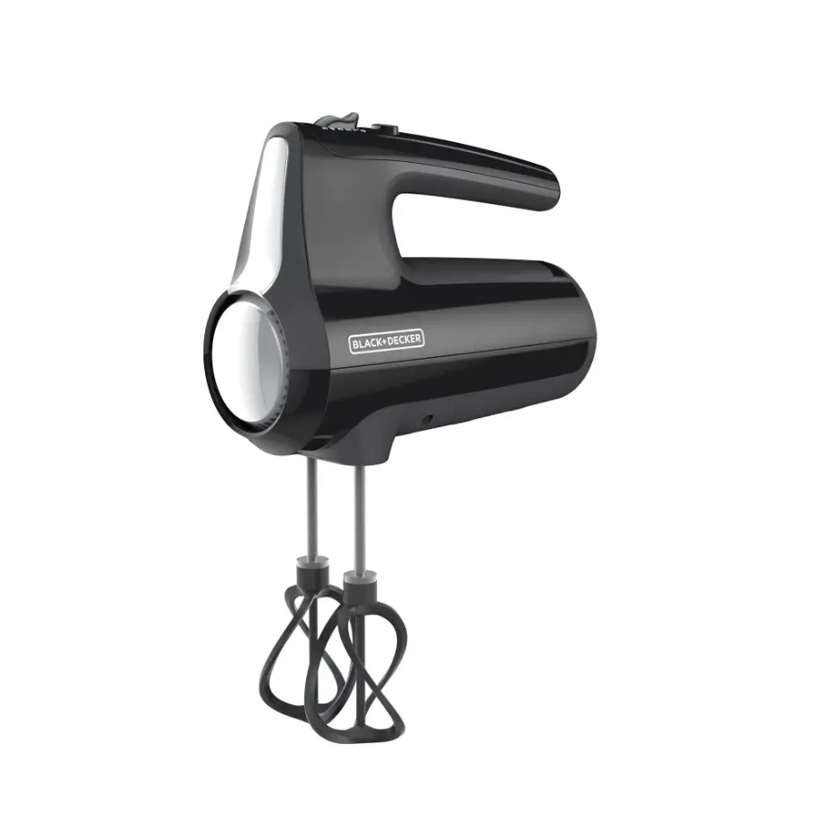 BLACK+DECKER Helix Performance 5-Speed Premium Hand Mixer, Nylon, Black