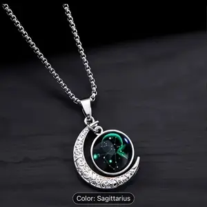 Sagittarius Zodiac Horoscope Pendant & Necklace for Men & Women