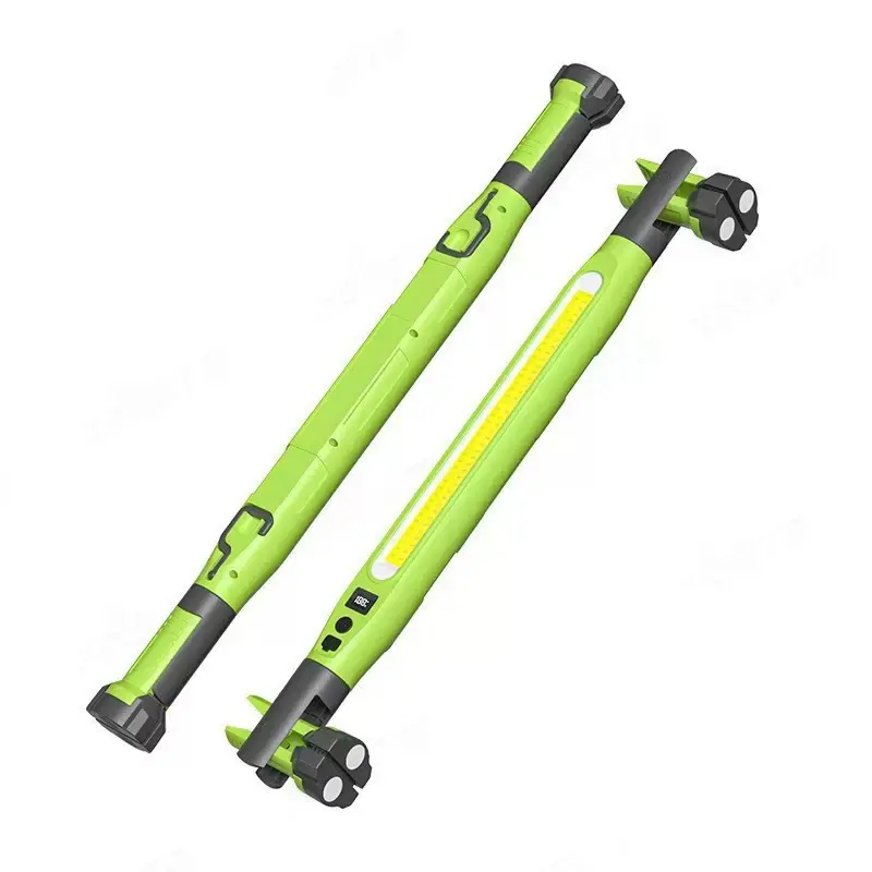 【ToolUpgrade】Kepeak 20W Magnetic Portable Working Light Bar, USB-C Rechargeable Steel Base LED Inspection Tool, 3 Lighting Modes, 360° Foldable, Water-Resistant, Amber Option for Night Use