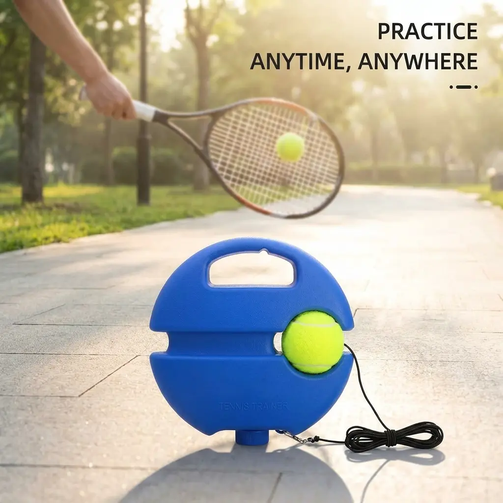 Tennis Trainer - Portable Functional Polypropylene Tennis Practice Equipment for Adult Players, Boosts Training Consistency (Outdoor Garden/Park Use)