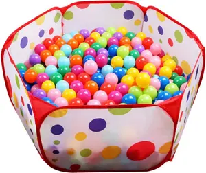 Large Kids Ball Pit Pop-Up Tent with Zipper Storage Bag Indoor & Outdoor Toddler Play Pit for Girls & Boys Christmas Gift Balls Not Included