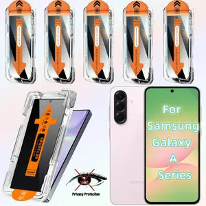 5-Pack Privacy Protection Tempered Glass Screen Protector for Samsung Galaxy a Series, Ultra-Clear Anti-Spy Film, Easy Install, Scratch Resistant