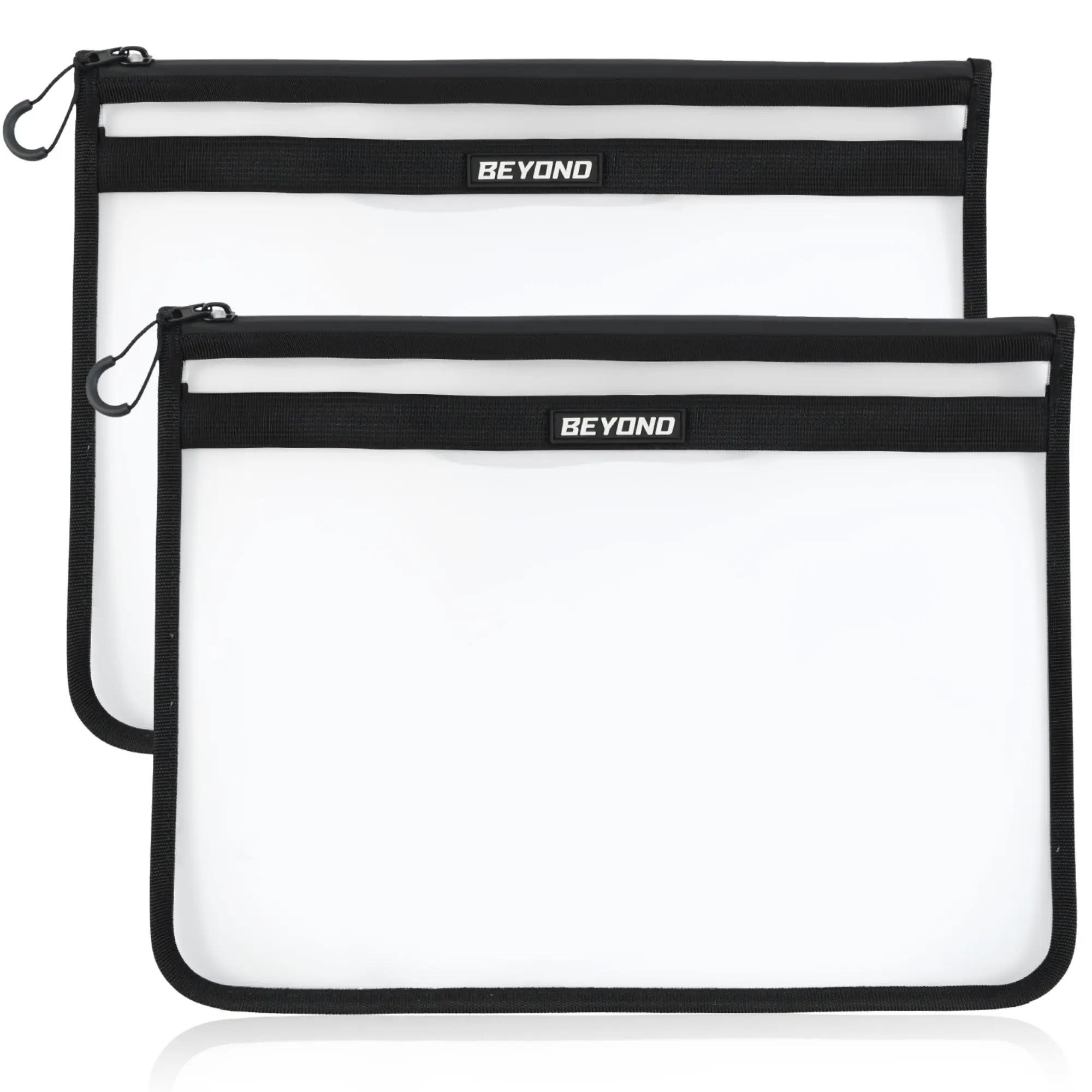 Beyond Fishing DryVault Tackle Storage Bag – Soft Plastic Bait Storage, Fishing Tackle See Through Bag, Water-Resistant Bait Bag, Durable & Transparent Soft Bait Organizer for Easy Gear Access